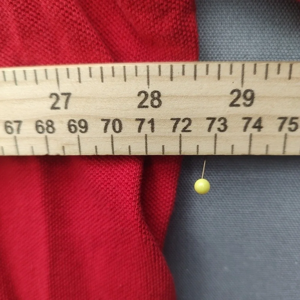 Polo Ralph Lauren 2 Button‎ Short Sleeve Cotton Polo Shirt Men's 4XB Light Red